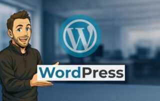Simple image de présentation de l'article créer son site wordpress